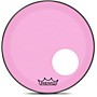 Remo Powerstroke P3 Colortone Pink Resonant Bass Drum Head with 5