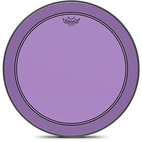 Remo Powerstroke P3 Colortone Purple Bass Drum Head 18 in.