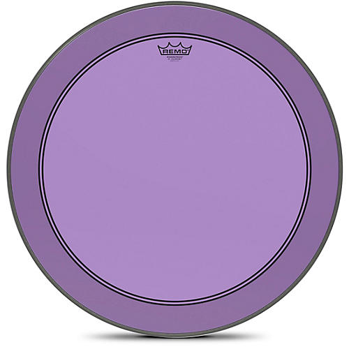 Remo Powerstroke P3 Colortone Purple Bass Drum Head 24 in.