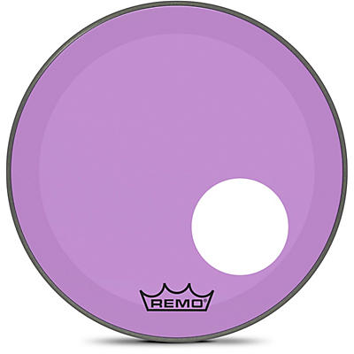 Remo Powerstroke P3 Colortone Purple Resonant Bass Drum Head