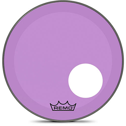 Remo Powerstroke P3 Colortone Purple Resonant Bass Drum Head 18 in.