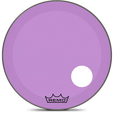 Remo Powerstroke P3 Colortone Purple Resonant Bass Drum Head