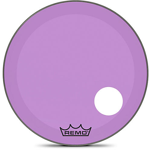 Remo Powerstroke P3 Colortone Purple Resonant Bass Drum Head 26 in.