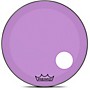 Remo Powerstroke P3 Colortone Purple Resonant Bass Drum Head 26 in.