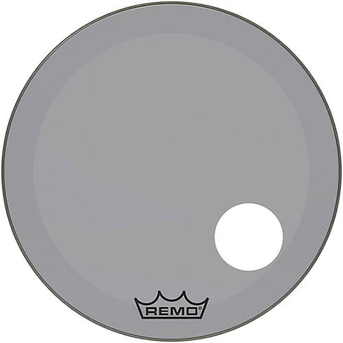 Remo Powerstroke P3 Colortone Smoke Resonant Bass Drum Head With 5