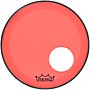 Remo Powerstroke P3 Resonant Colortone Red Bass Drum Head With 5