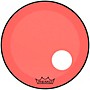 Remo Powerstroke P3 Resonant Colortone Red Bass Drum Head With 5