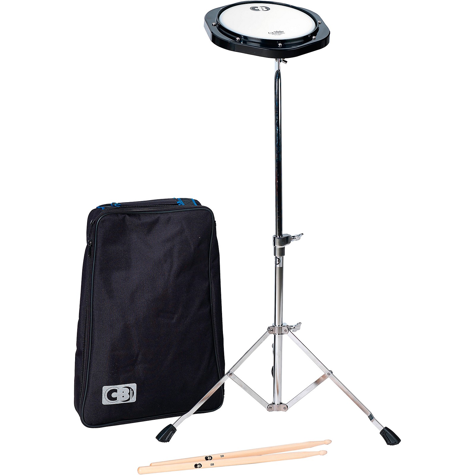 CB Percussion Practice Pad Kit with Stand & Bag 8 in. Musician's Friend