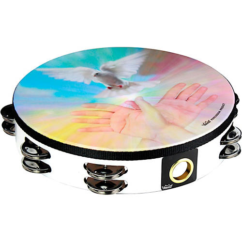 Remo Praise Tambourine Condition 1 - Mint 10 in. Ruach Spirit