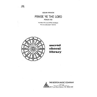 Music Sales Praise Ye the Lord SATB