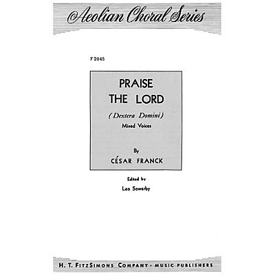 Fred Bock Music Praise the Lord SATB arranged by Leo Sowerby