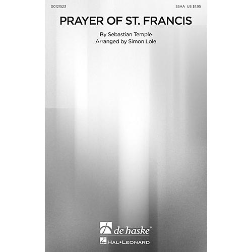 De Haske Music Prayer of St. Francis SSAA arranged by Simon Lole