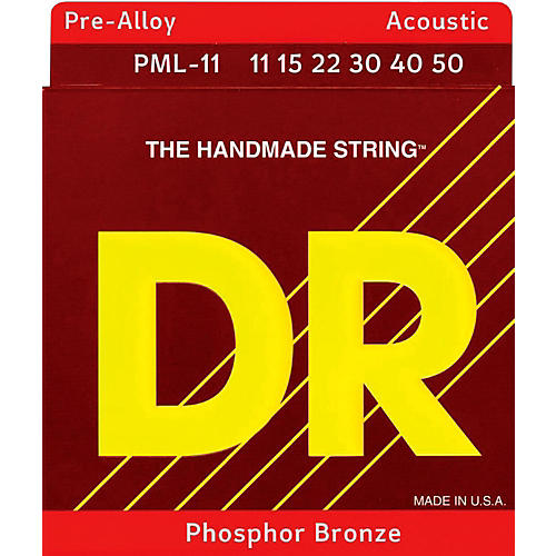 Pre-Alloy Phosphor Bronze Acoustic Guitar Strings Medium Lite