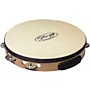 Stagg Pre-Tuned Wood Tambourine With Single Row Jingles 10 in. Natural