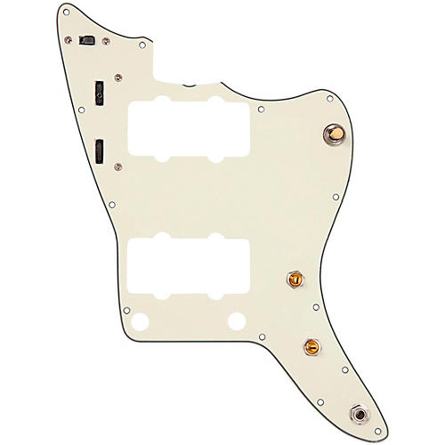 920d Custom Pre-Wired Pickguard for Jazzmaster with JMH-V Wiring Harness Parchment