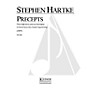 Lauren Keiser Music Publishing Precepts: Two Motets and an Anthem Full Score Composed by Stephen Hartke