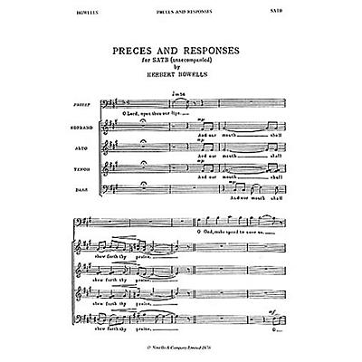Novello Preces and Responses SATB Composed by Herbert Howells