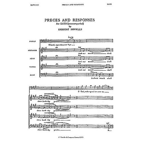 Novello Preces and Responses SATB Composed by Herbert Howells