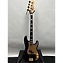 Used Squier Precision Bass Electric Bass Guitar Black and Gold