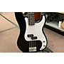 Used Squier Precision Bass Electric Bass Guitar Black