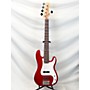 Used Squier Precision Bass Standard Electric Bass Guitar Red