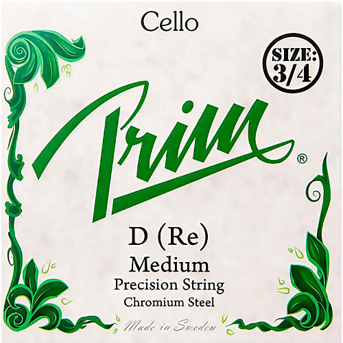 Prim Precision Cello D String 3/4 Size, Medium