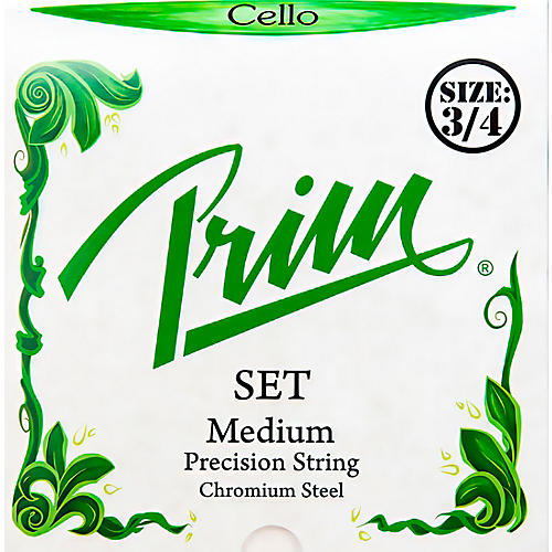 Prim Precision Cello String Set 3/4 Size, Medium