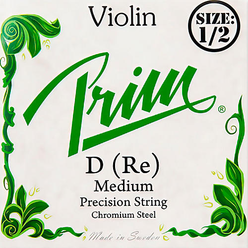 Prim Precision Violin D String 1/2 Size, Medium