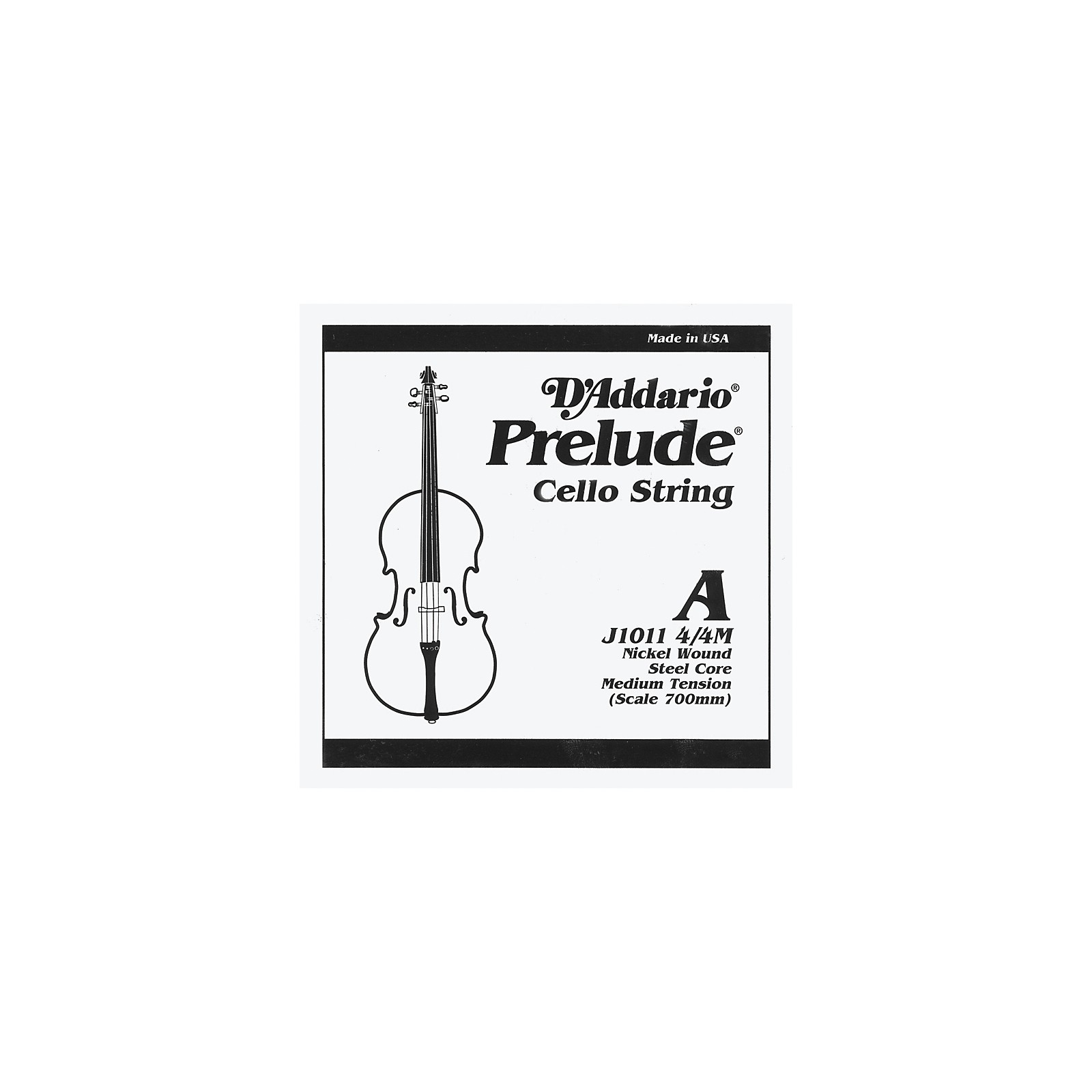 D'Addario Prelude 4/4 Cello A String Musician's Friend