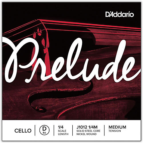 D'Addario Prelude Cello D String 1/4 Size