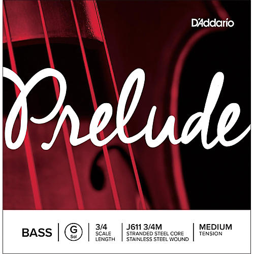 D'Addario Prelude Series Double Bass G String 3/4 Size