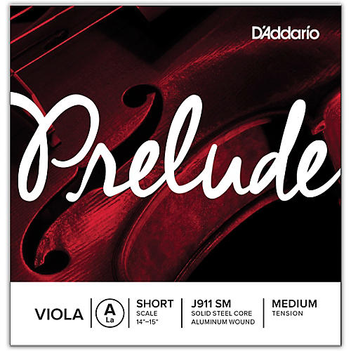 D'Addario Prelude Series Viola A String 14-15 Short Scale