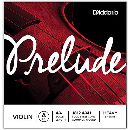 D'Addario Prelude Violin A String 4/4 Size Heavy