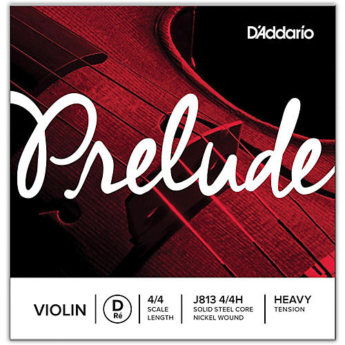 D'Addario Prelude Violin D String 4/4 Size Heavy