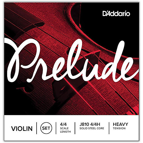 D'Addario Prelude Violin String Set 4/4 Size Heavy