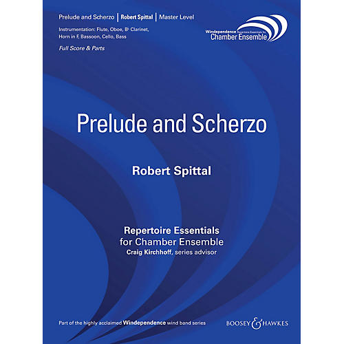 Boosey and Hawkes Prelude and Scherzo Windependence Chamber Ensemble Series by Robert Spittal