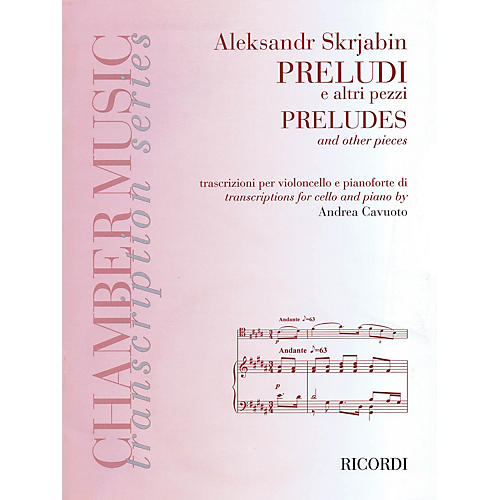 Ricordi Preludes and Other Pieces (Cello and Piano) String Series Softcover