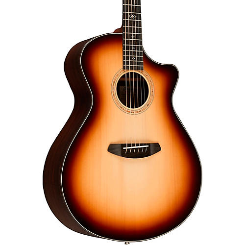 Breedlove Premier Adirondack Spruce-East Indian Rosewood Concerto CE Acoustic-Electric Guitar Burnt Amber Burst