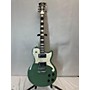 Used D'Angelico Premier Atlantic Solid Body Electric Guitar Army Green