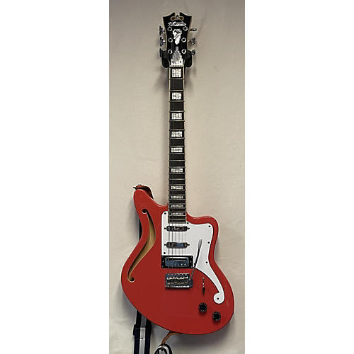 D'Angelico Premier Bedford Hollow Body Electric Guitar Fiesta Red