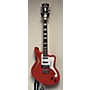 Used D'Angelico Premier Bedford Hollow Body Electric Guitar Fiesta Red