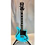 Used D'Angelico Premier Bedford SH Hollow Body Electric Guitar Sky Blue