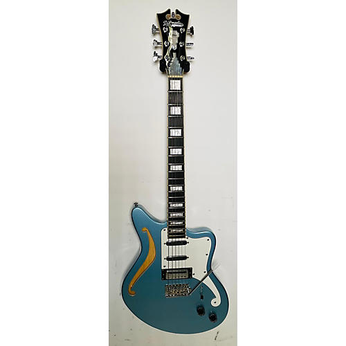 D'Angelico Premier Bedford Sh Hollow Body Electric Guitar gun metal blue