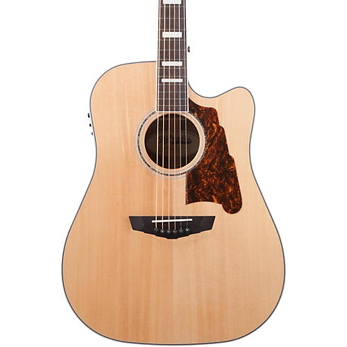 D'Angelico Premier Bowery Acoustic-Electric Guitar Natural