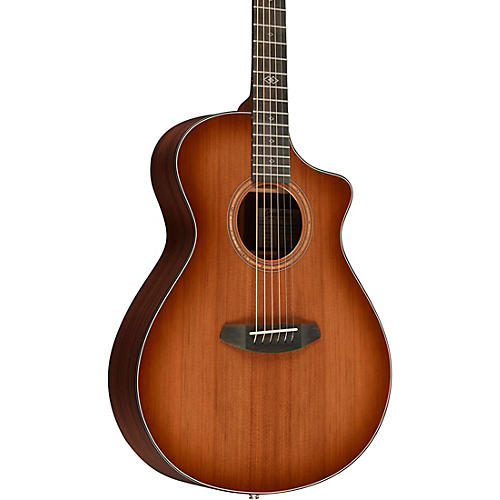 Breedlove Premier Concert Thinline Cutaway Acoustic-Electric Guitar Edge Burst