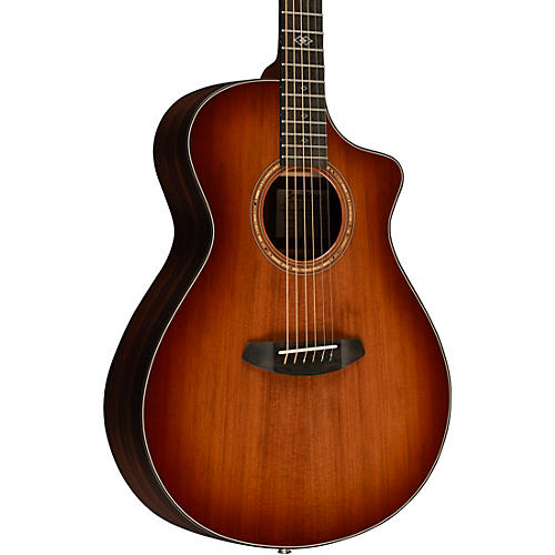 Breedlove Premier Concert Thinline Cutaway Acoustic-Electric Guitar Edge Burst