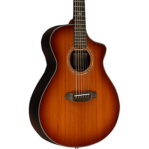 Breedlove Premier Concert Thinline Cutaway Acoustic-Electric Guitar Edge Burst