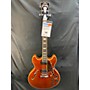 Used D'Angelico Premier DC Broadwalk DAPDCWALCSCBEX Hollow Body Electric Guitar Walnut