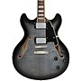 D'Angelico Premier DC Limited-Edition Semi-Hollow Electric Guitar Charcoal Burst