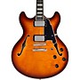 Open-Box D'Angelico Premier DC Semi-Hollow Electric Guitar Condition 1 - Mint Dark Iced Tea Burst